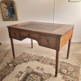 Louis Philippe desk with turned legs