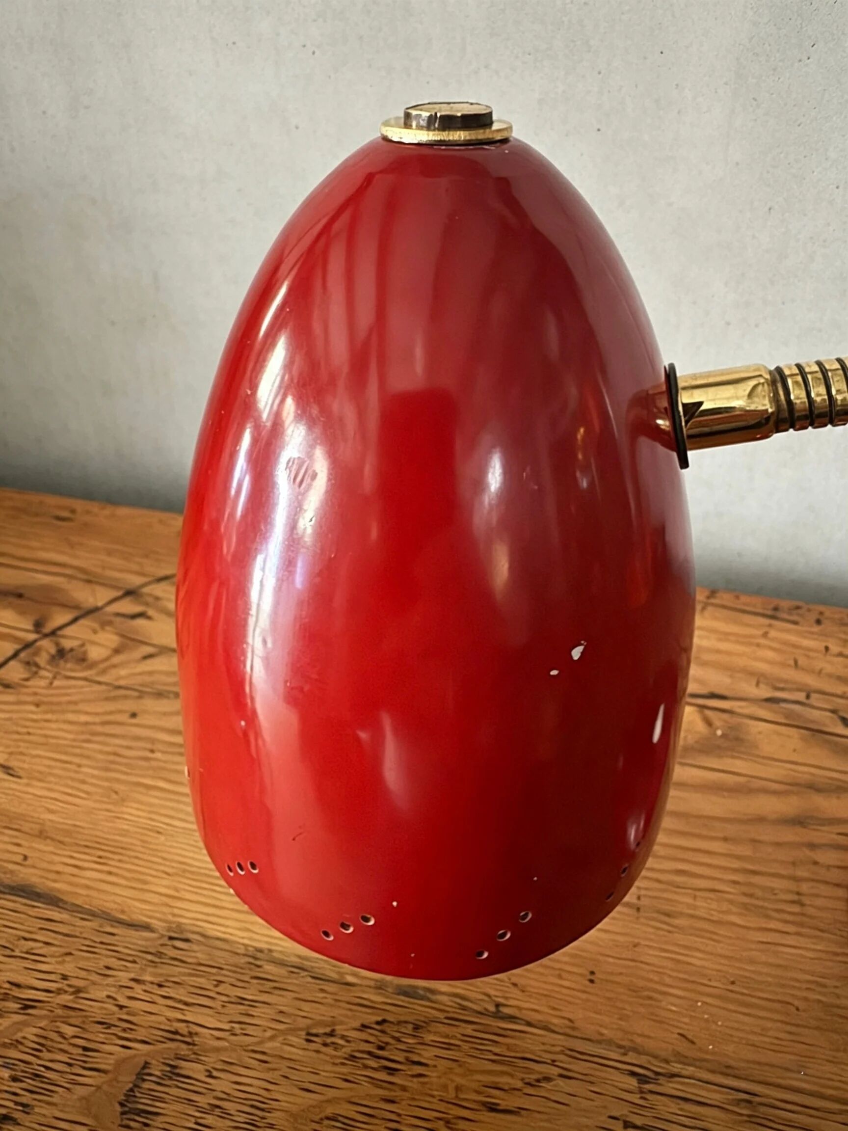 1960s Dutch gooseneck table lamp
