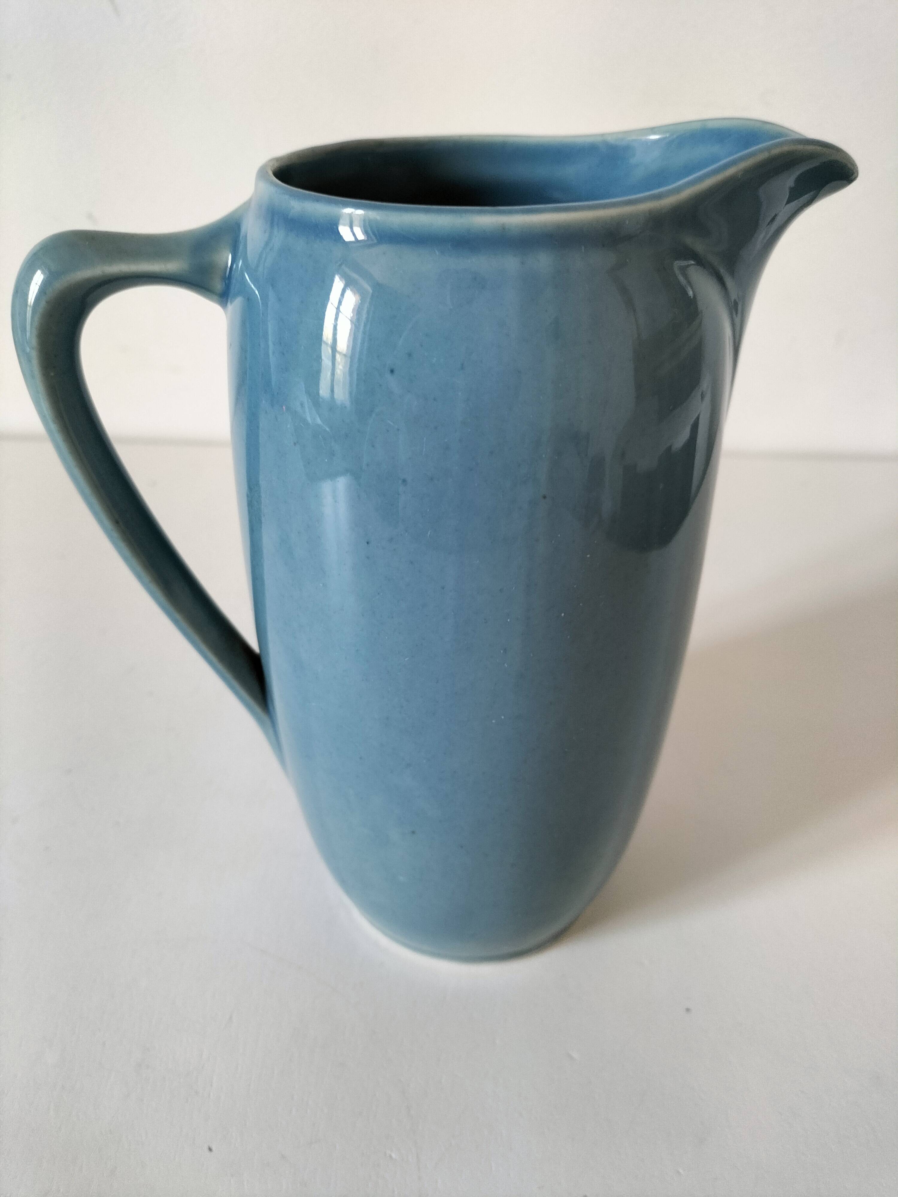 Pichet Denbac 326-2 – Art Deco stoneware with geometric reserve from the 1920s-30s
