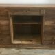 Wooden workshop counter