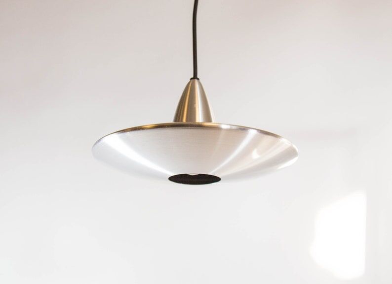 Classic UFO ceiling lamp in vintage brushed aluminum Hala Zeist