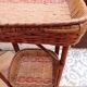 Small rattan table