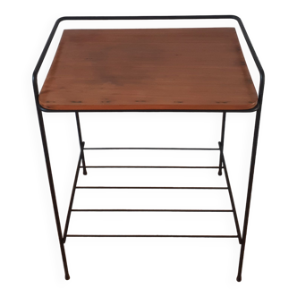 Vinyl door table, electrophone holder, magazine holder, 50s