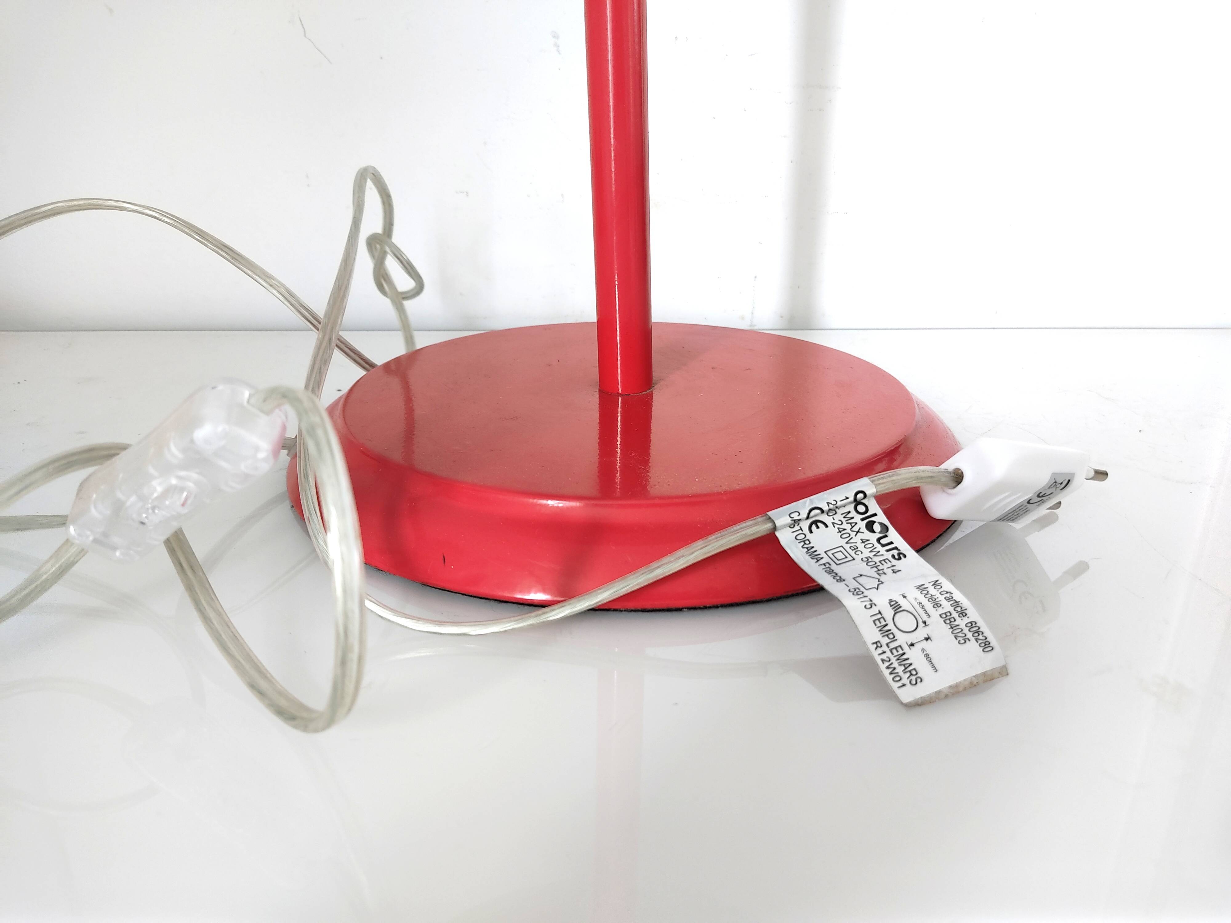 Lampe champignon rouge castorama