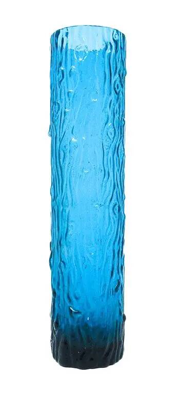 Vase Pieniek, moderne du milieu du siècle, en verre pressé, Tchécoslovaquie, années 1960.