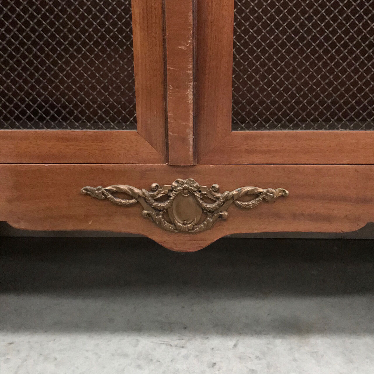 Bibliothèque de marqueterie style Empire