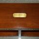 Kennedy Harrods military campaign console with two drawers