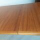 Scandinavian extendable table teak