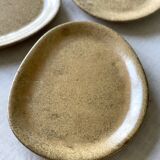 3 stoneware cups
