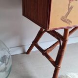 Bar rattan foot compass