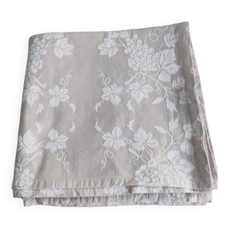 Nappe coton damassé 150 x 280