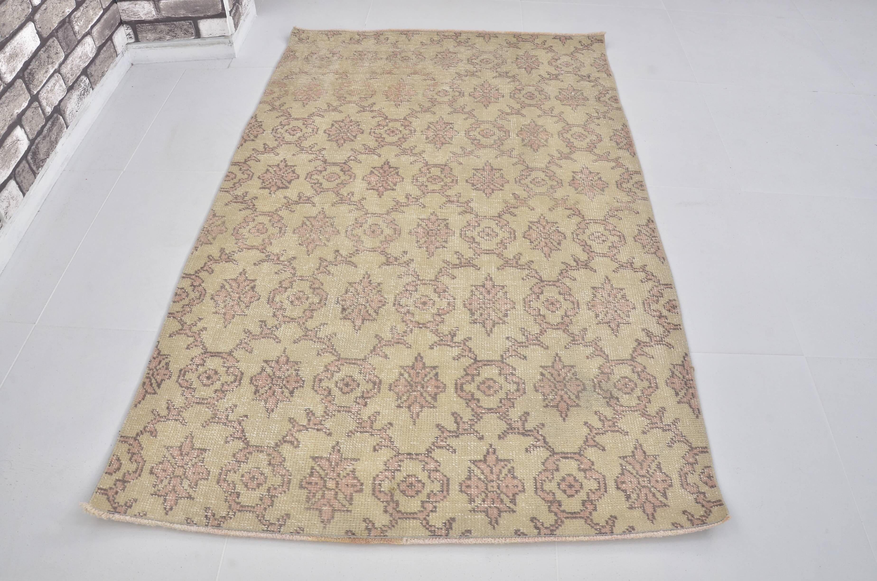 Oushak Neutral Handknotted Rug  sku 874