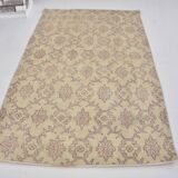 Oushak Neutral Handknotted Rug  sku 874