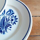 Set of 6 vintage earthenware plates