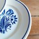 Set de 6 assiettes en faience vintage