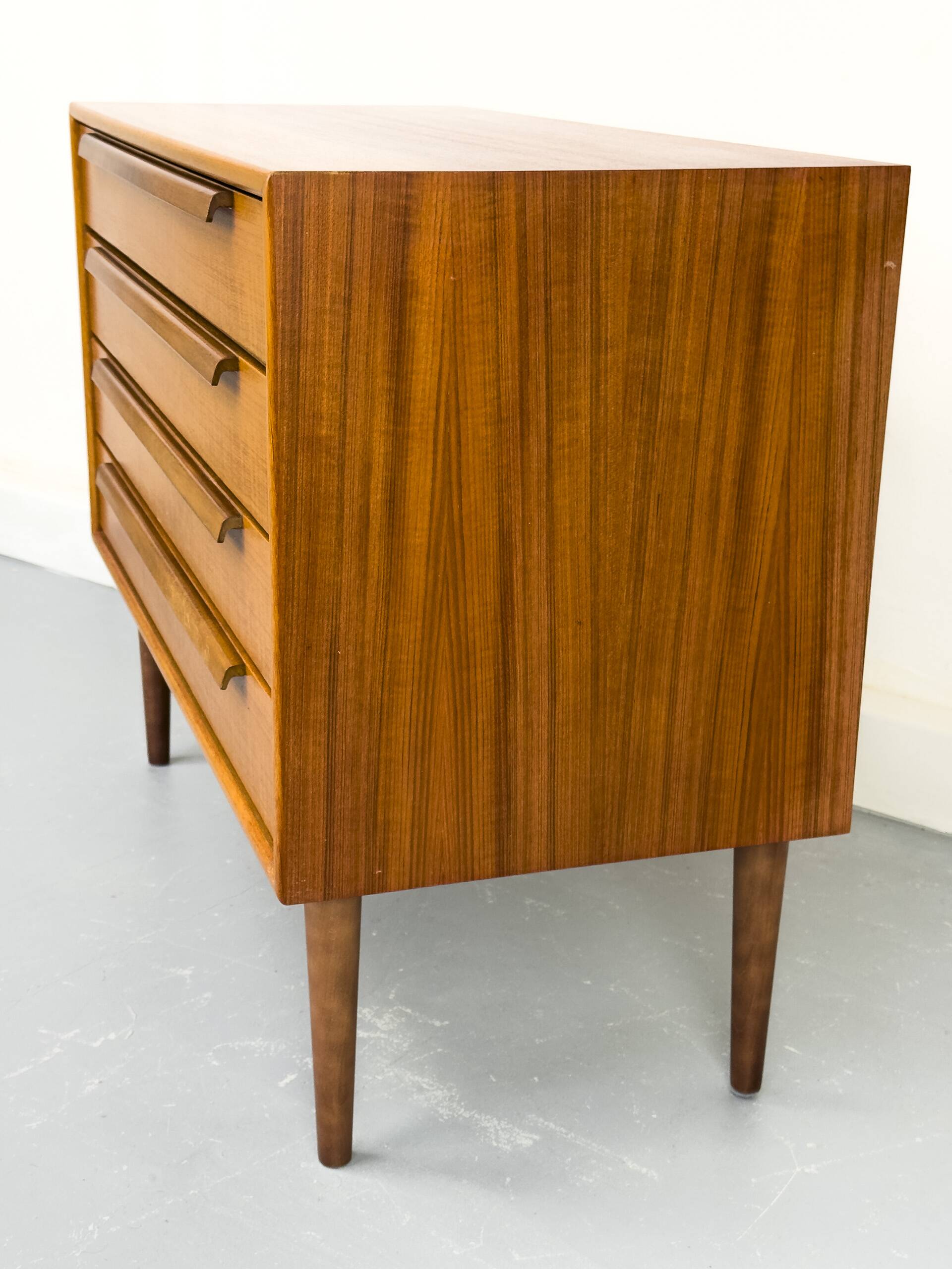 Teak chest of drawers from WK Möbel, 1960s