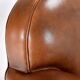 Tawny Leather Club Chair