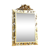 Miroir style Renaissance en bois doré