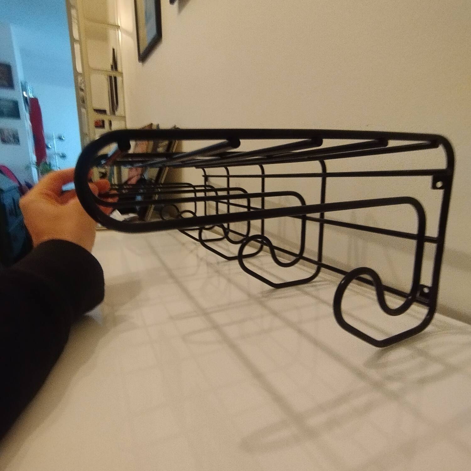 IKEA FRÄN Black coat rack by Louise Hederstrom