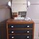 Vintage bright mirror - 70x50cm