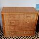 Commode rotin années 70-80