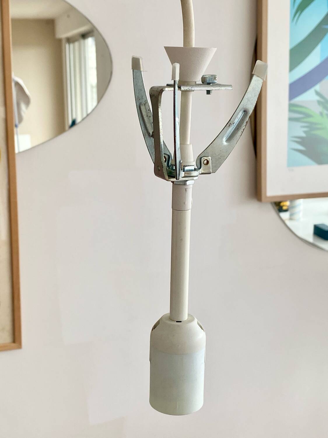 Ikea 90s lunta large opaline pendant light