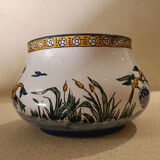 Small planter in Gien earthenware late nineteenth century