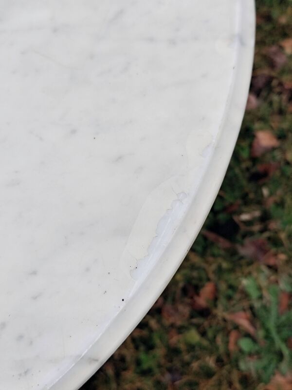 Table basse rode gueridon albatre