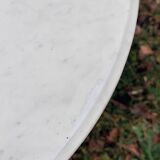 Red coffee table alabaster side table