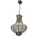 Wrought Iron Murano Glass Light Pendant 1950’s