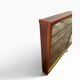 Vintage shallow wooden display shelf/wall support.