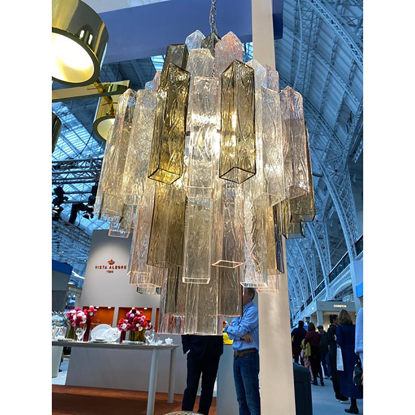 Contemporary Chandelier “Squared” Elements
