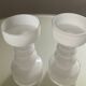 Paire de vases vintage en opaline