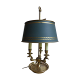 Golden bronze hot water lamp and tin lampshade