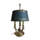 Golden bronze hot water lamp and tin lampshade