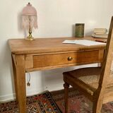 Farmhouse table with drawers