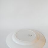 Large Digoin Sarreguemines dish, Cannes model, 1950