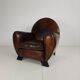 Leather Art Deco Gentleman’s Club Chair