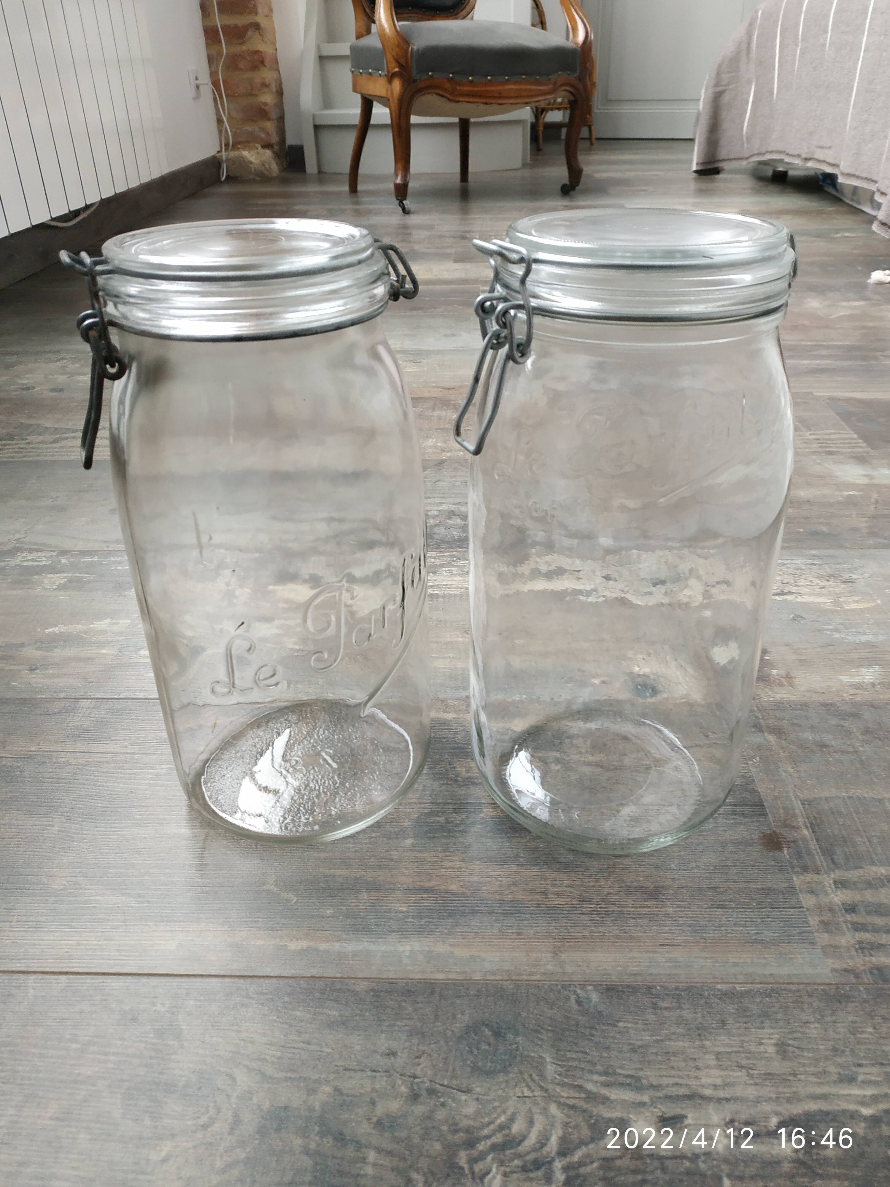 Duo of 3L jars