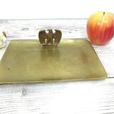 Solid brass eagle platter