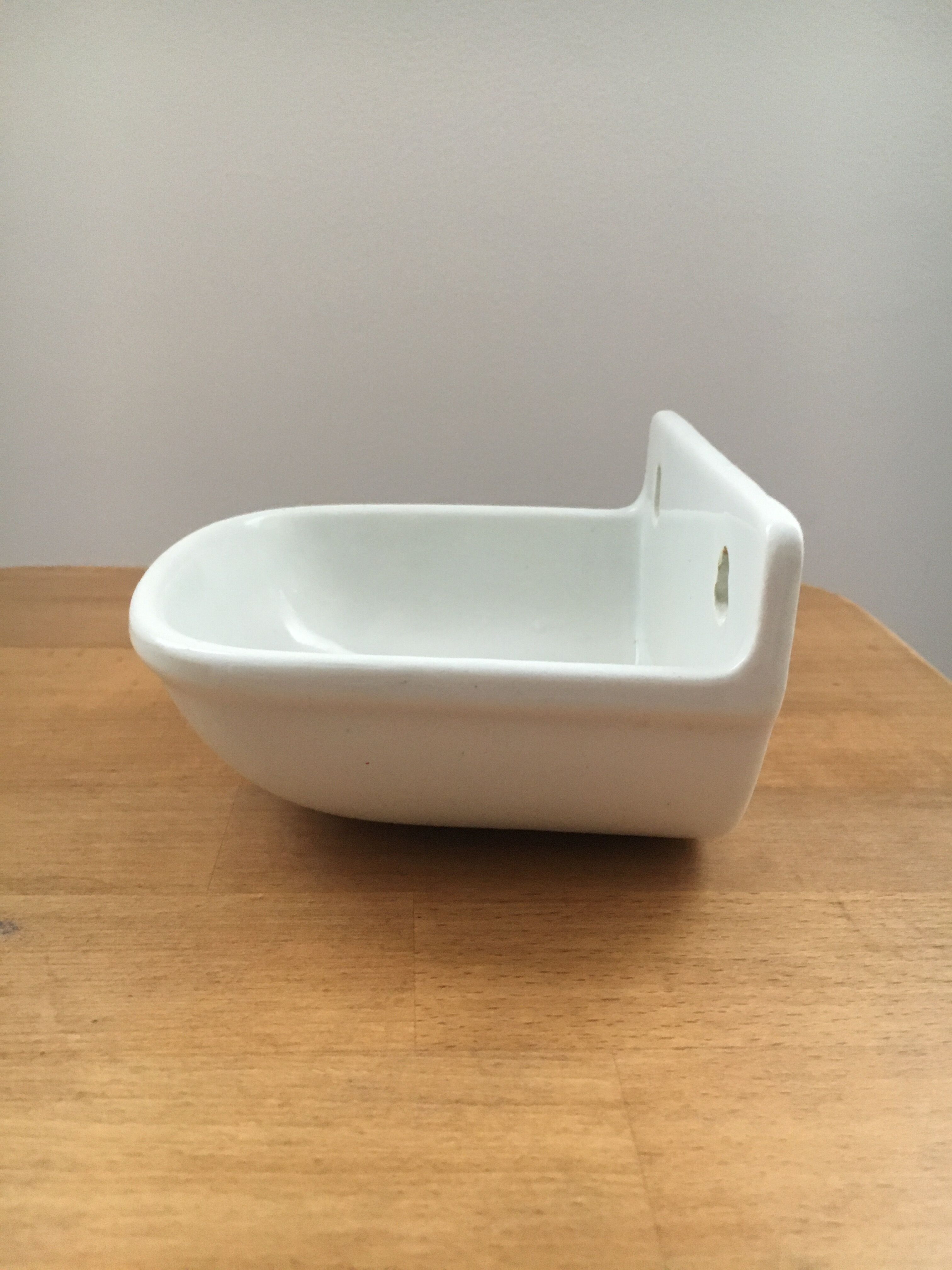 Antique ceramic wall soap dish
