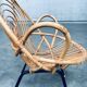 Set of Rattan Lounge Chairs attributed to Rohe Noordwolde, 1960s