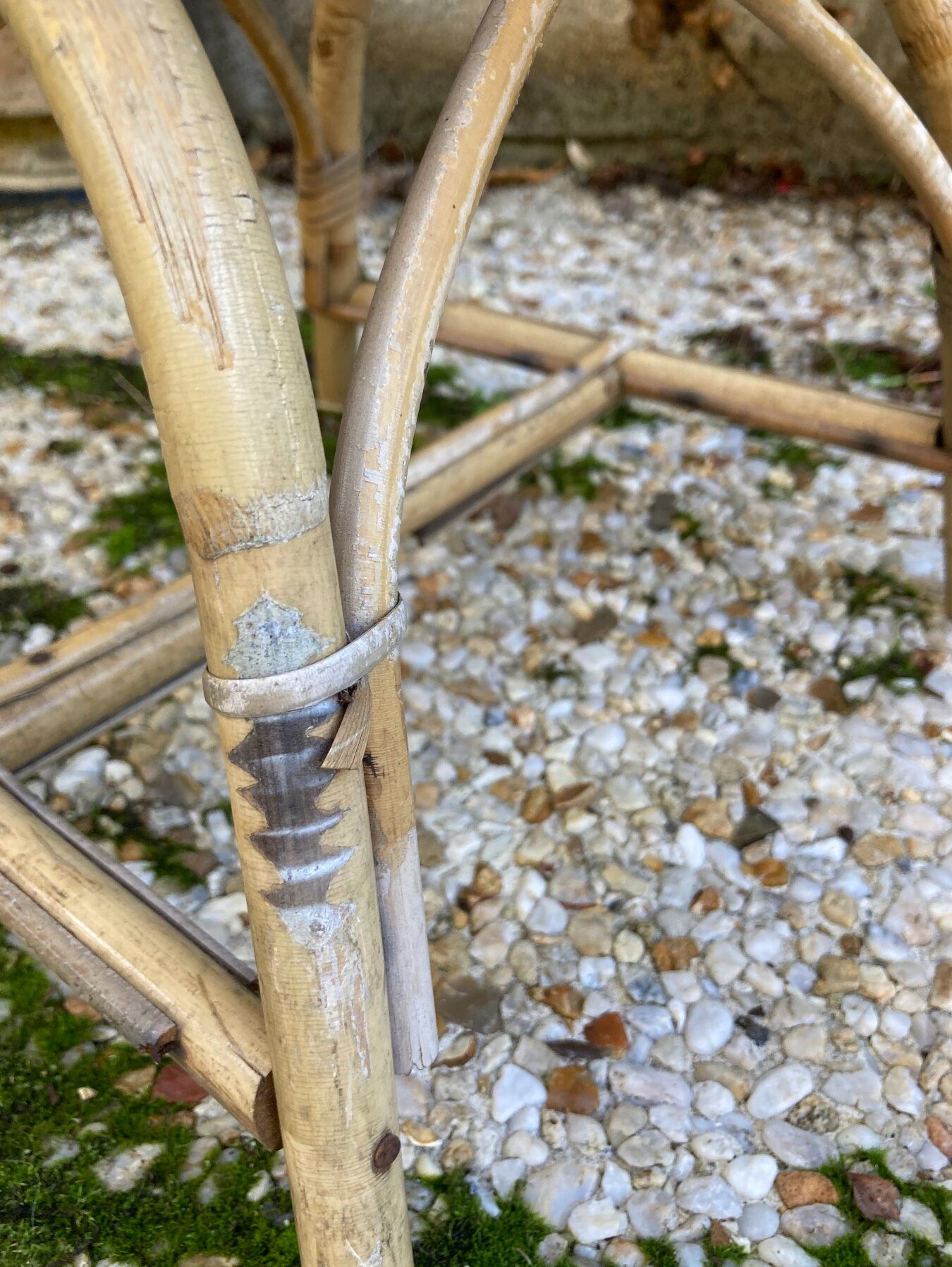 Rattan armchair for vintage children