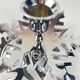 Silver metal snowflake candle holder