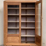 Parisian glazed wardrobe 1930 raw wood