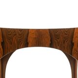 Paire de bouts de canapé ou tables basses en palissandre. Années 1970