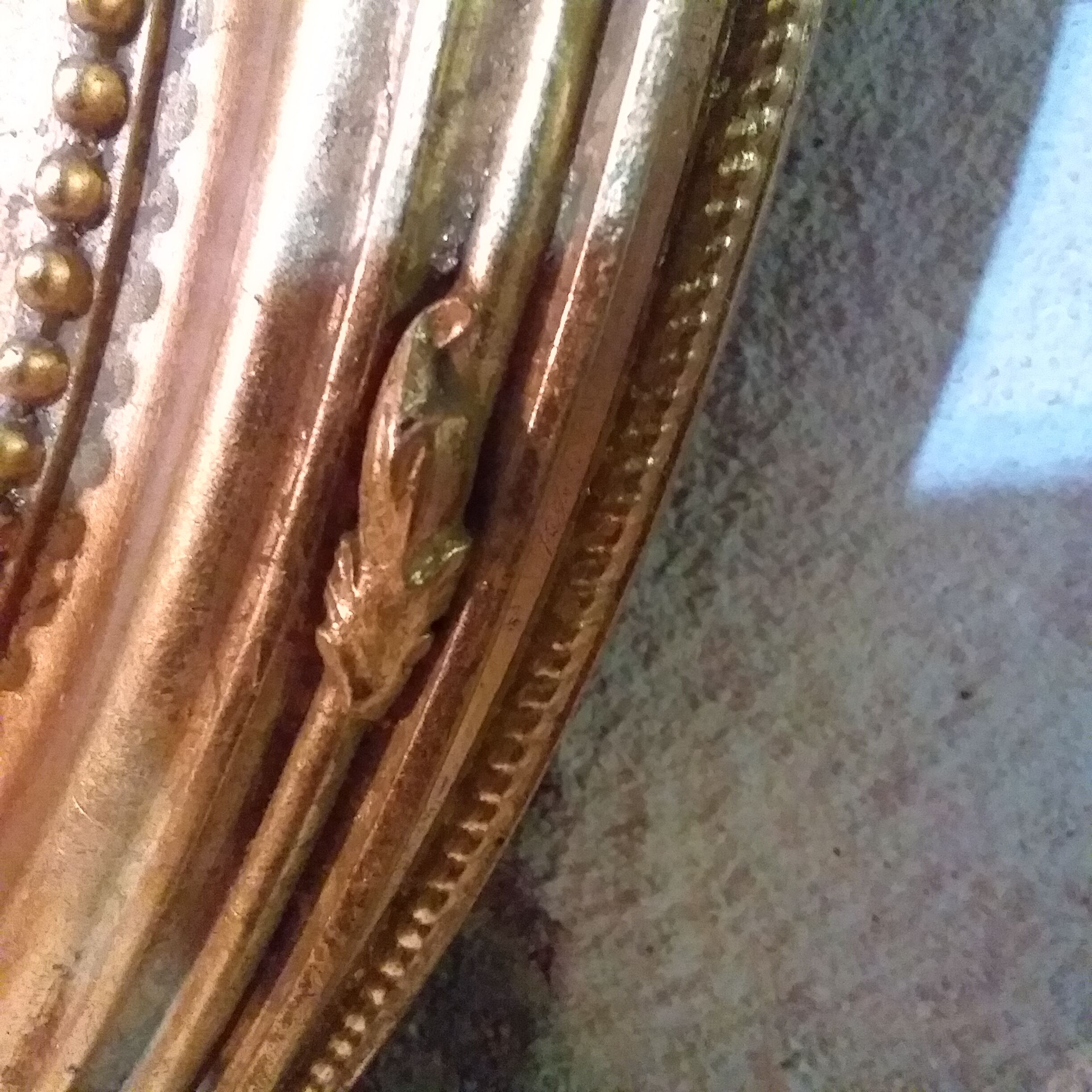Louis XVI oval mirror 56x67cm