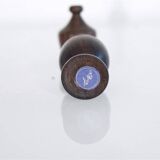 Set of 3 miniature rosewood vases