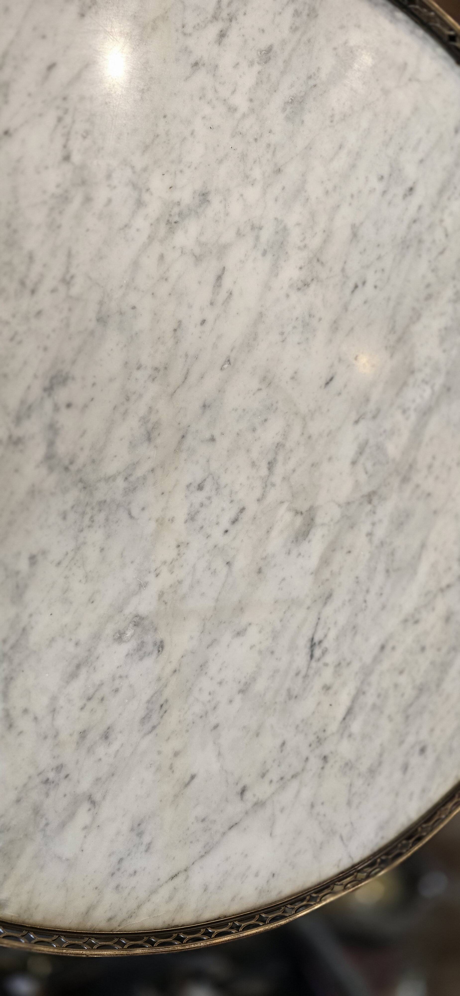 Louis XVI style bouillotte table in mahogany from the early 20th century