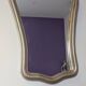 Miroir style Louis XV argenté 67 x 50 cm